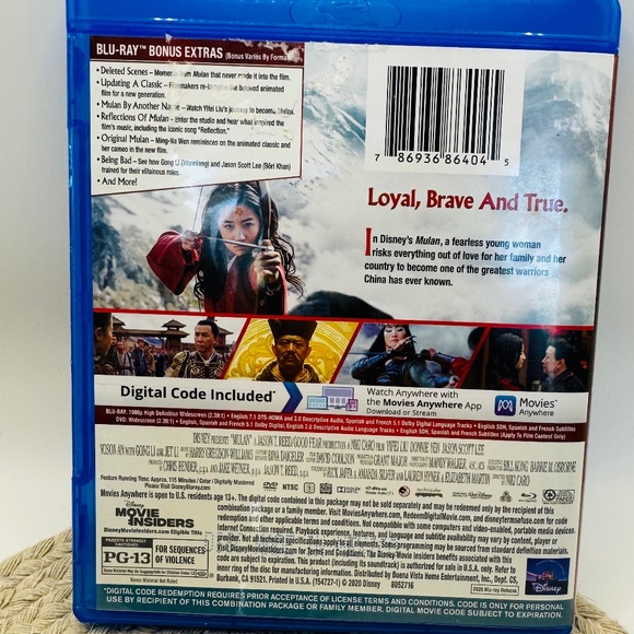 Disney Mulan Blue-ray Disc - Picture 2 of 3